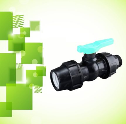 شیرتوپی تک ضرب دسته پلیمری رابط دار